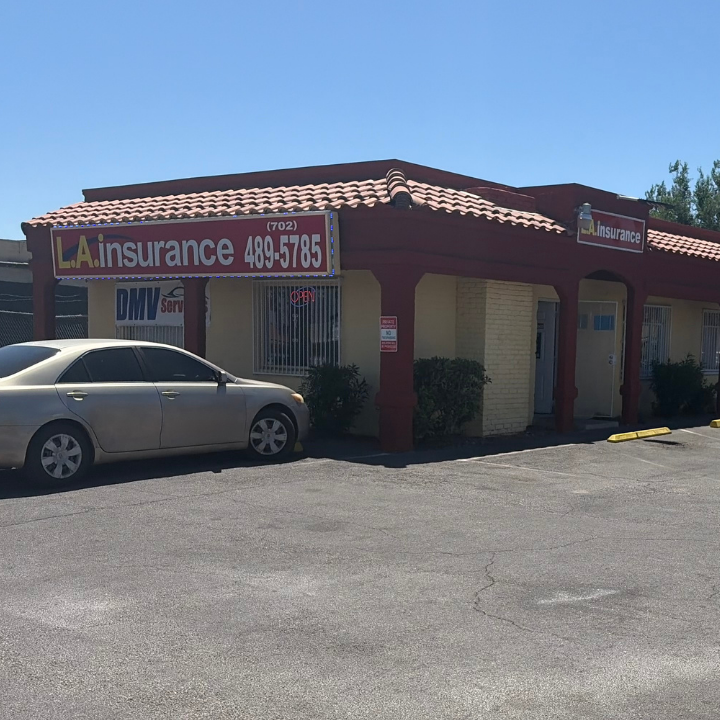 Exterior office of the L.A. Insurance Agency located at 1930 E. Charleston Blvd. in NV 