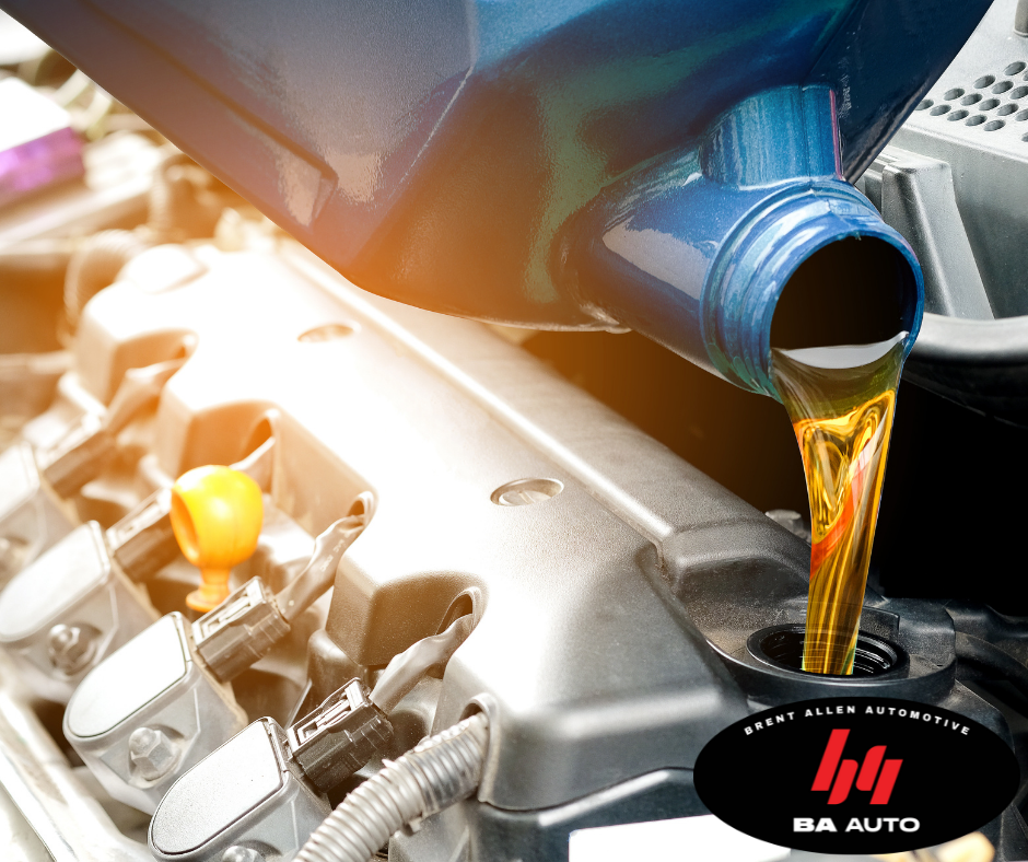 Oil change service at Brent Allen Automotive