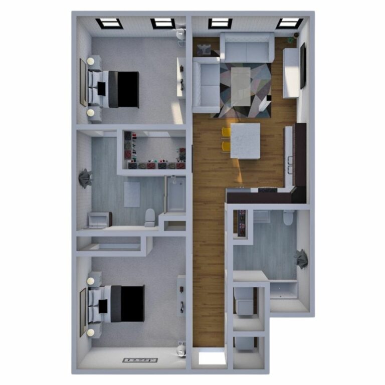 2 Bedroom Style D