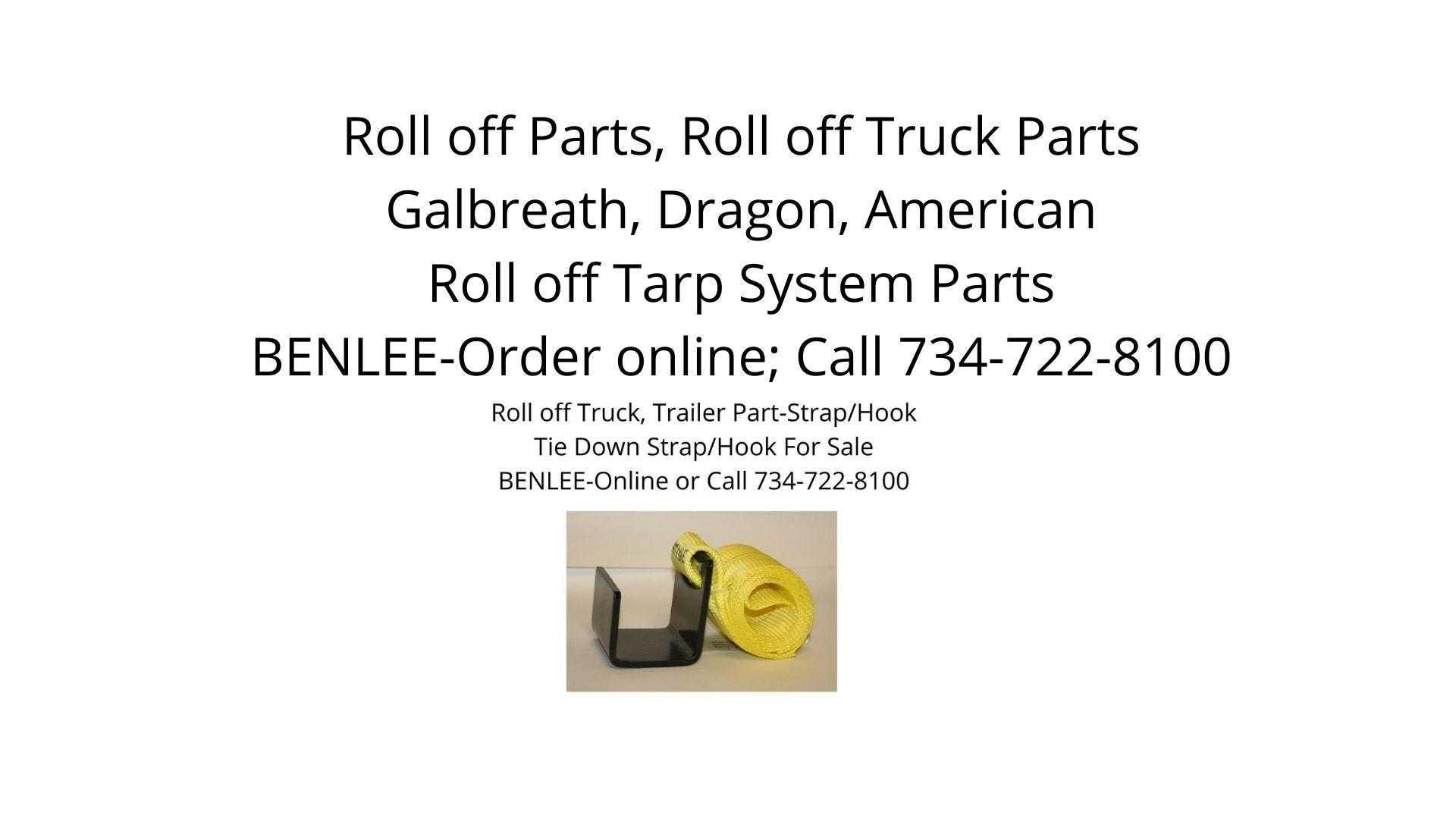 Roll off truck parts, Galbreath, Galfab, Dragon, American