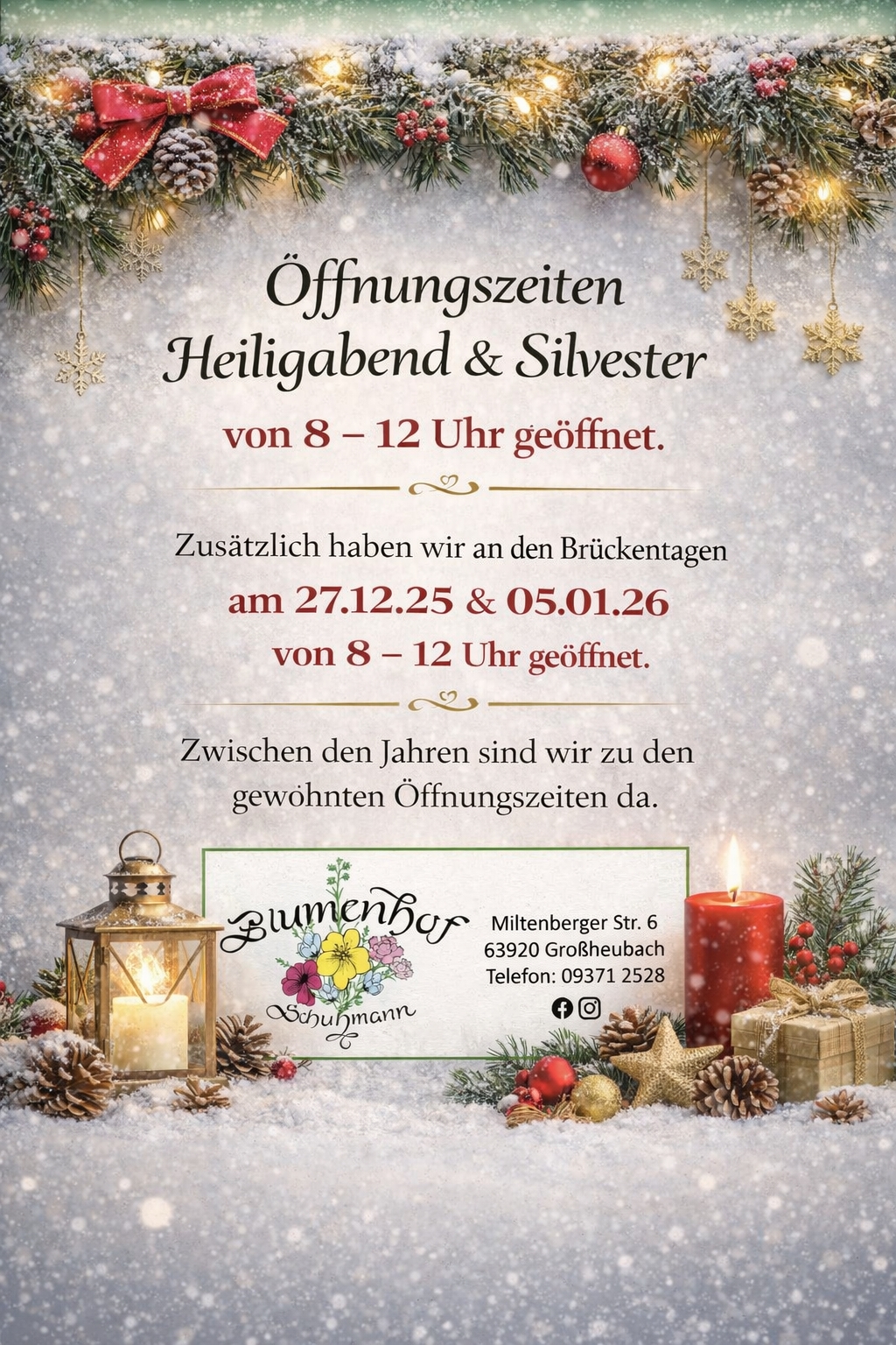 Blumenhof Schuhmann, Miltenberger Str. 6 in Großheubach