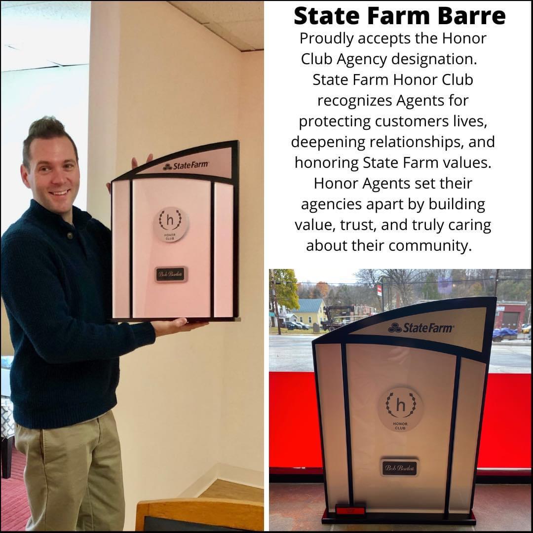 We are happy to announce our State Farm Honor Club Recognition! A designation only 30% of State Farm Agents achieve annually.