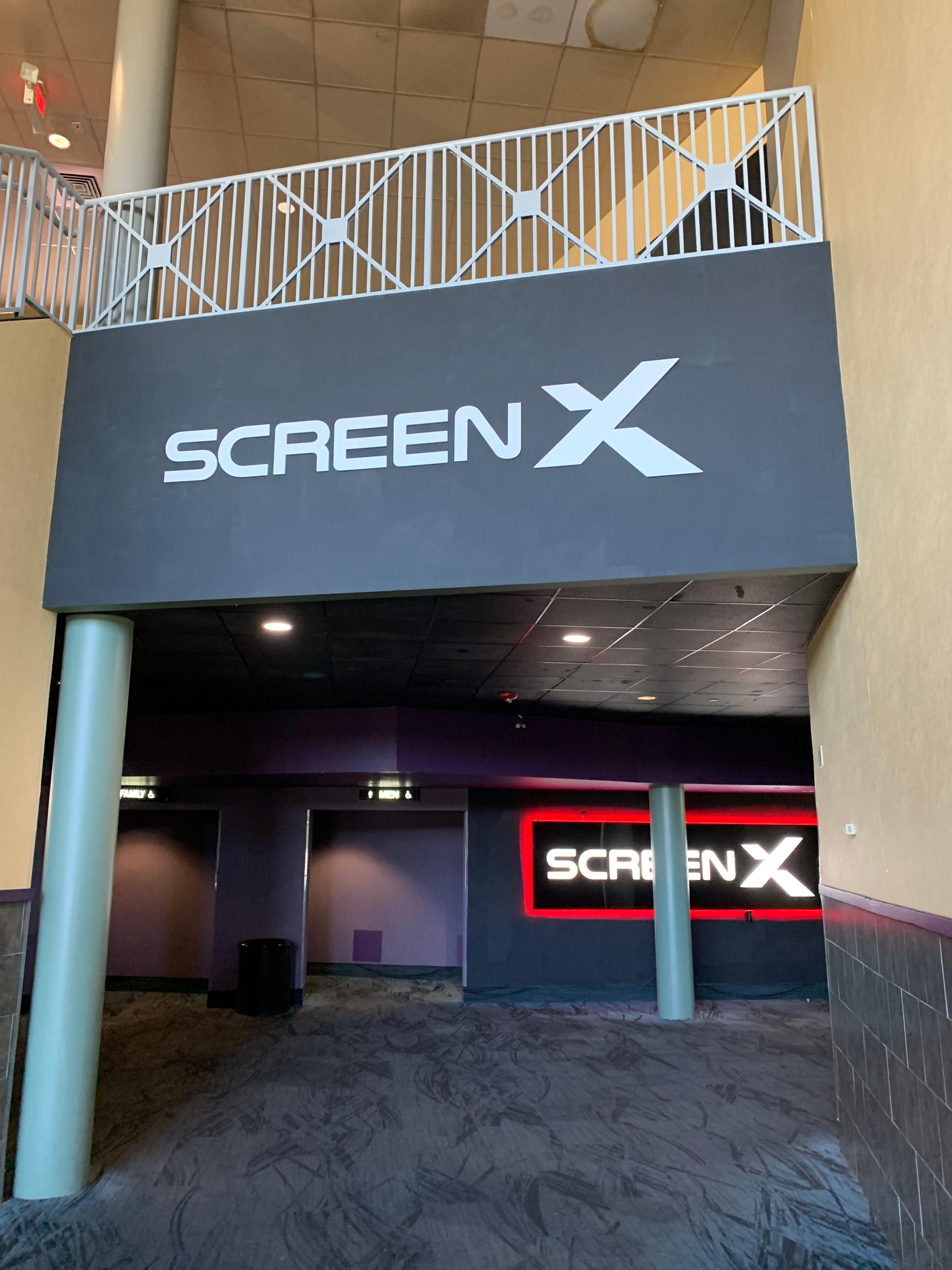Cinemark Columbia Snowden and ScreenX Entrance to auditorium entrances