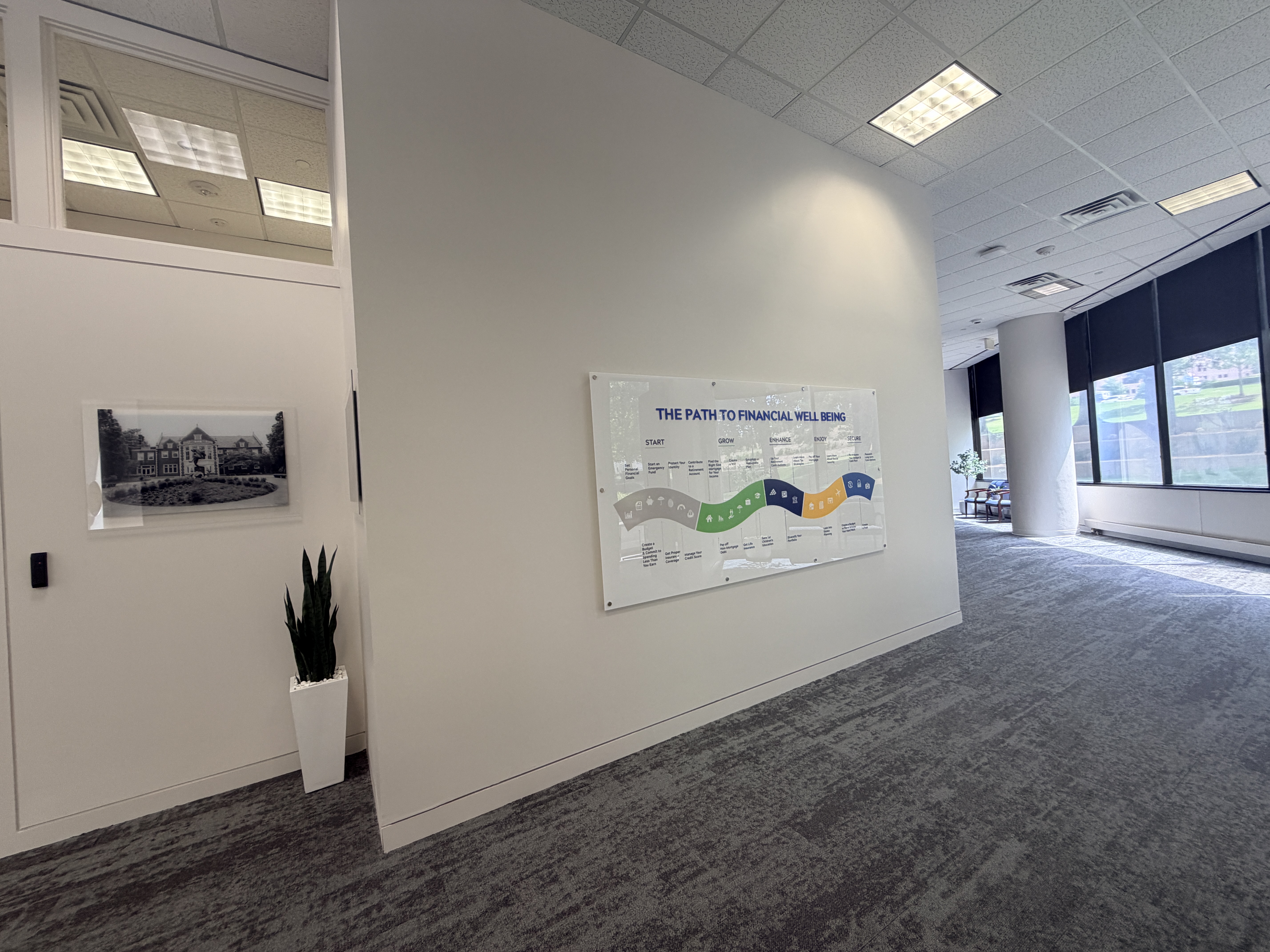 First United Bank - Tulsa - interior signage on wall