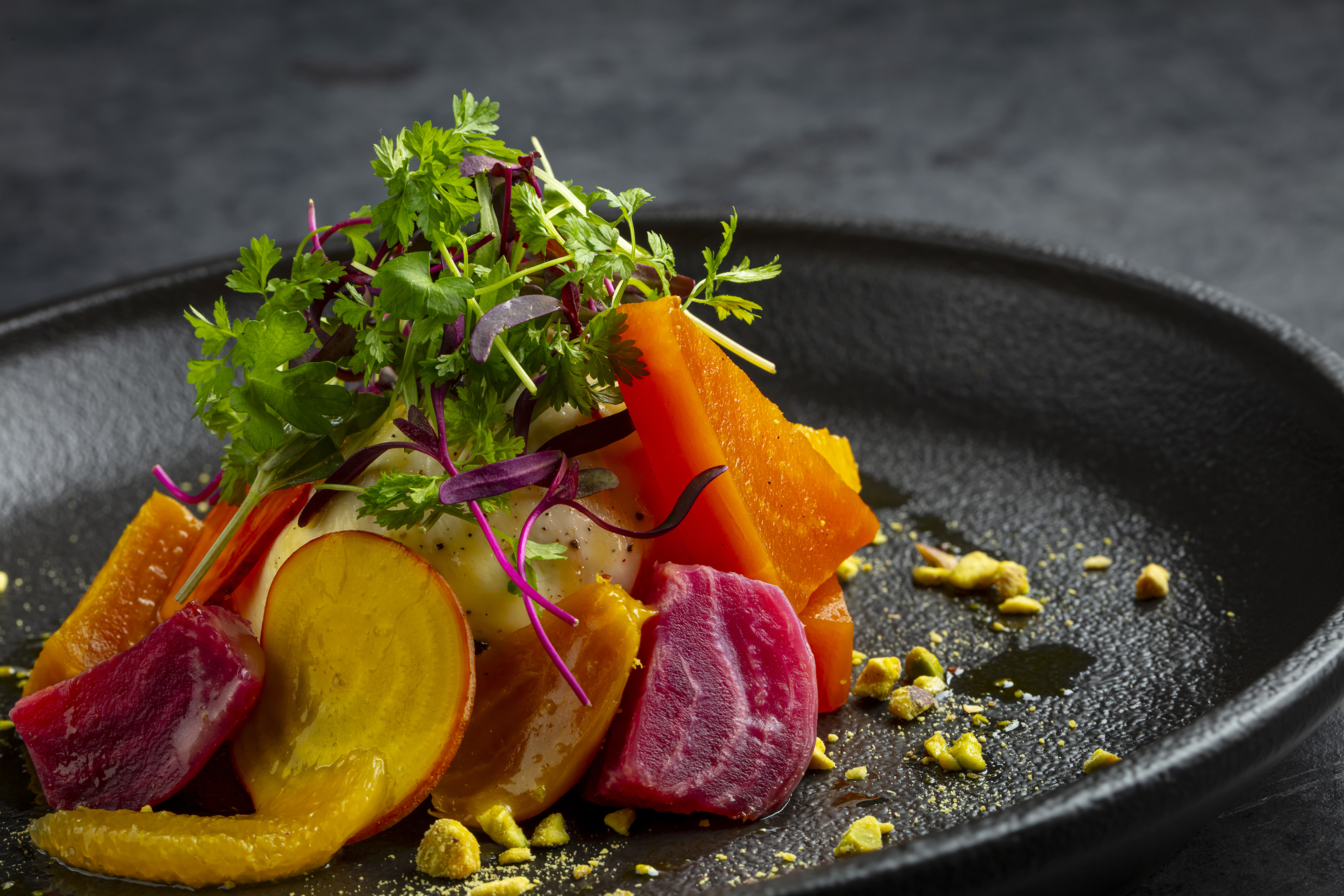 Henry's Coastal Cuisine Babe Farms Baby Beets Salad