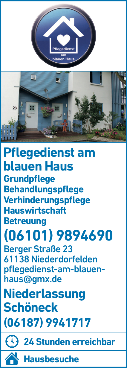 Bild 1 Pflegedienst am blauen Haus in Niederdorfelden