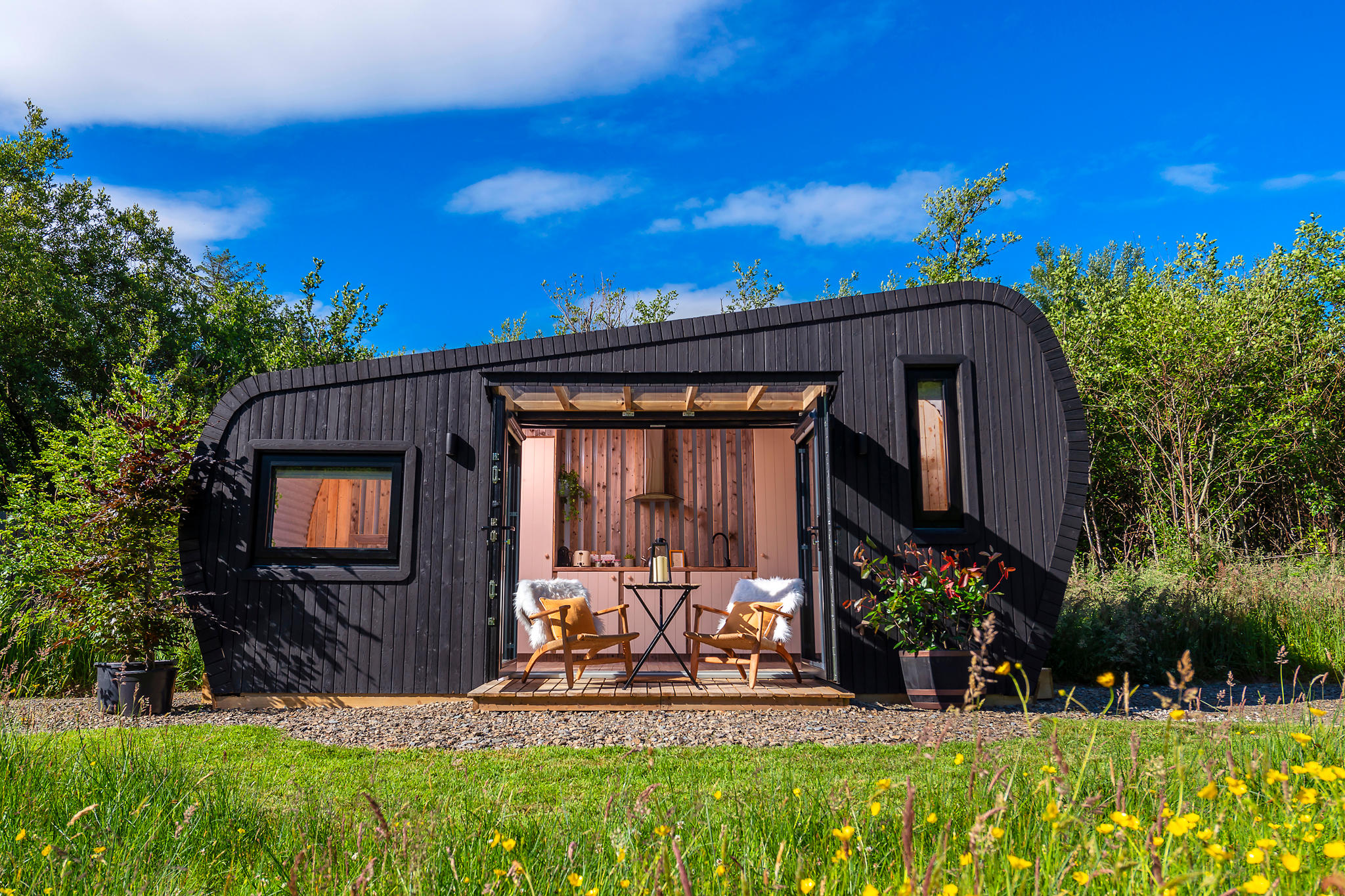The Cabin at Killarney Glamping at the Grove. The Cabin enjoys a very private location and consists  Killarney Glamping At The Grove Kerry 087 975 0110
