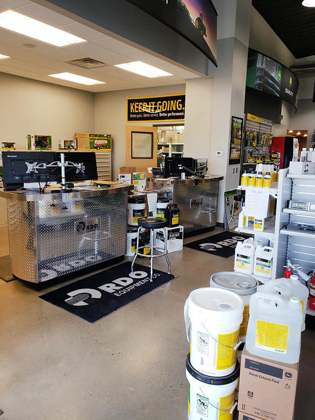 Parts Counter at RDO Equipment Co. in Hazen, ND