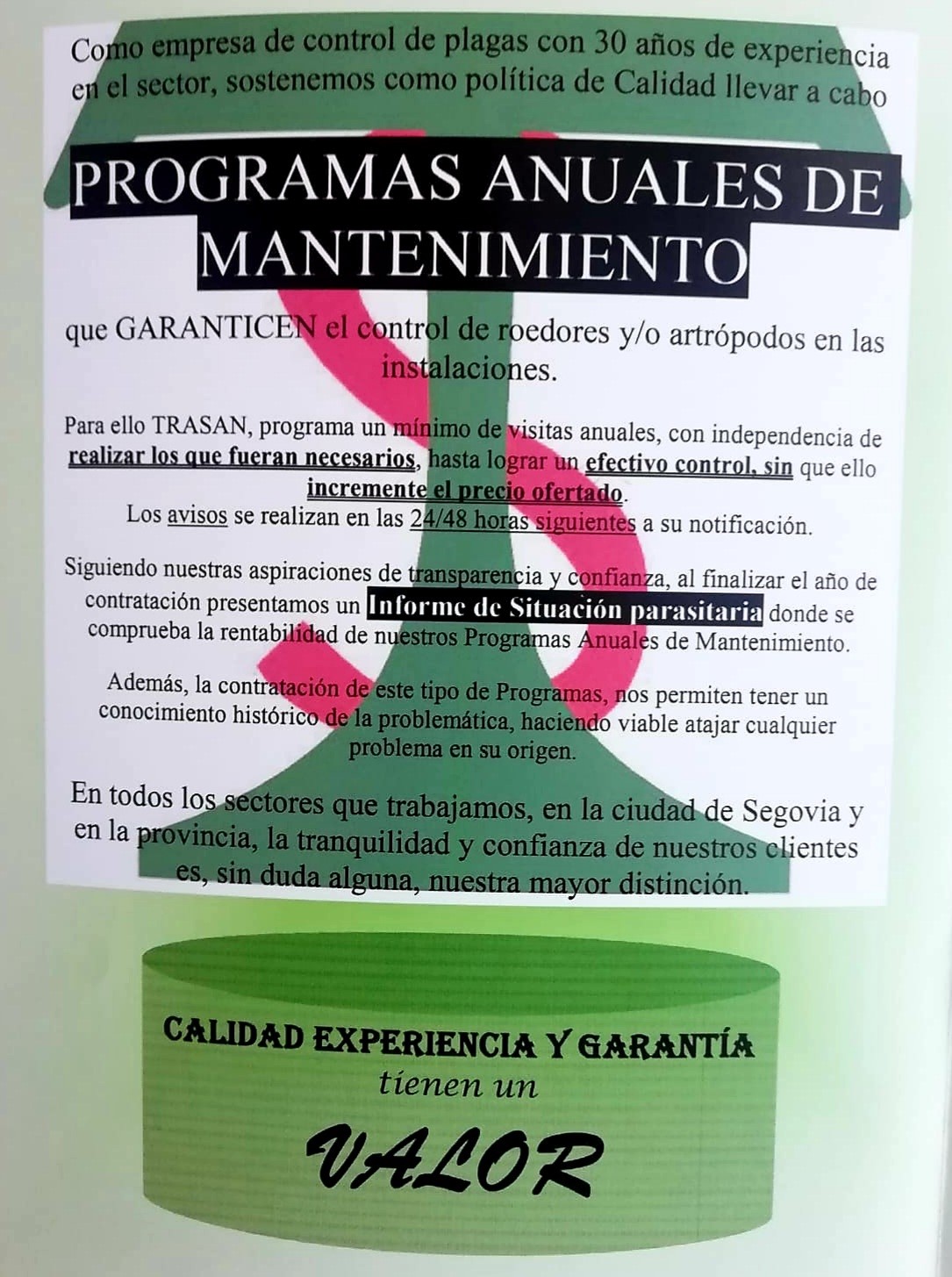 Images TRASAN : Tratamientos Sanitarios Segovianos