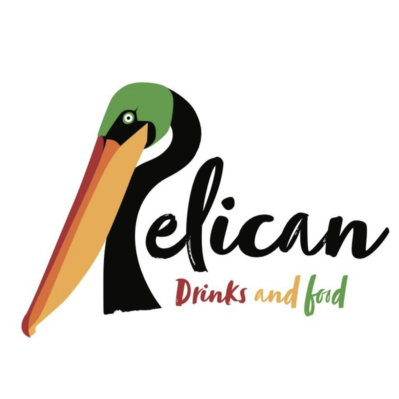 Pelican Drinks And Food Logo