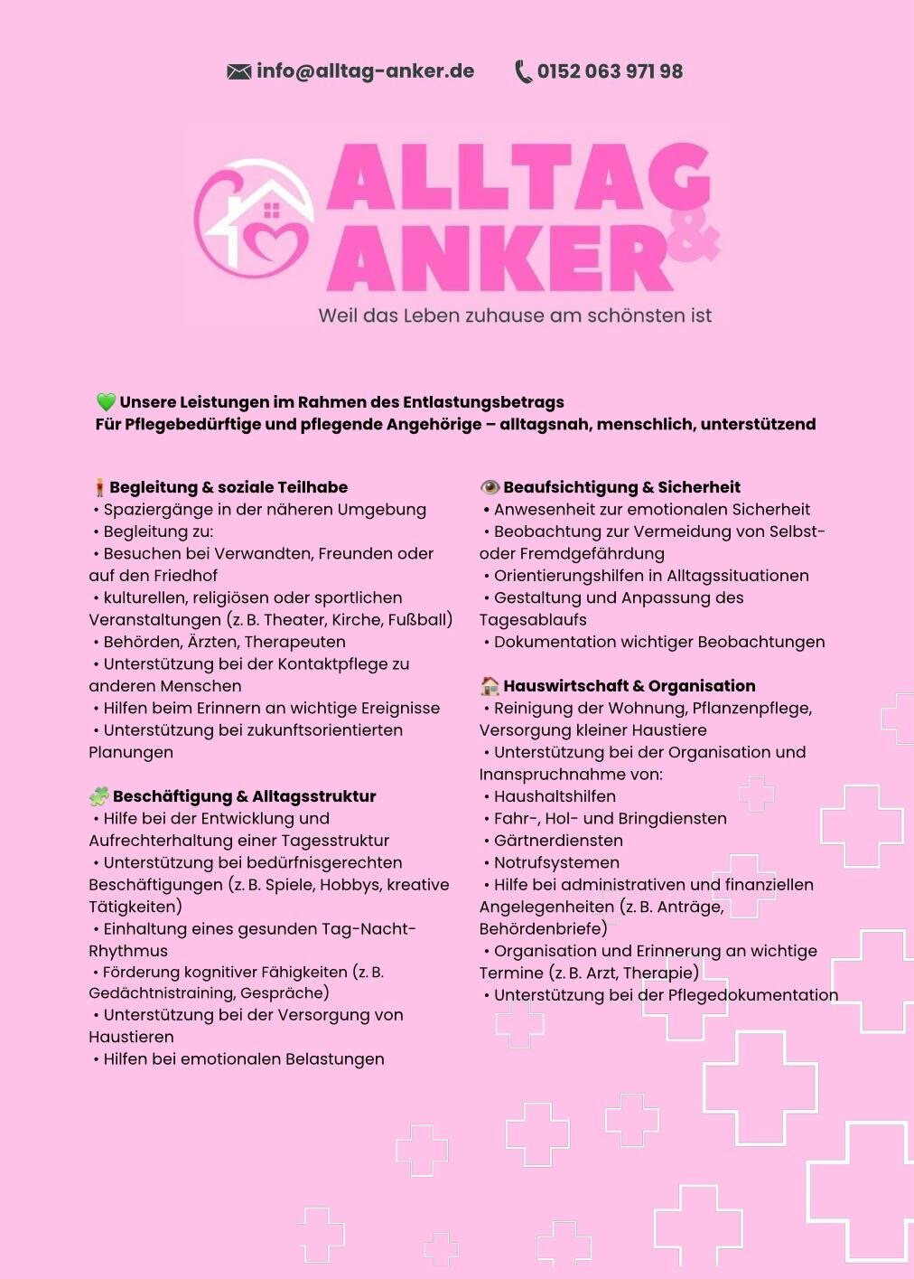 Alltag und Anker Seniorenbetreuung und Alltagsbegleitung in Witten - Logo