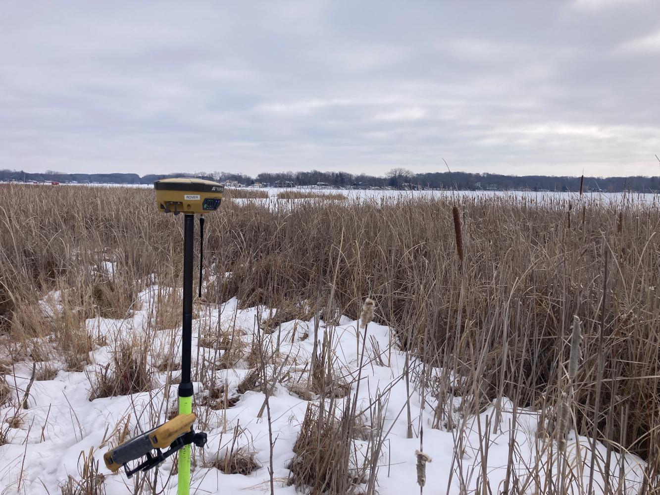 Surveying in the winter