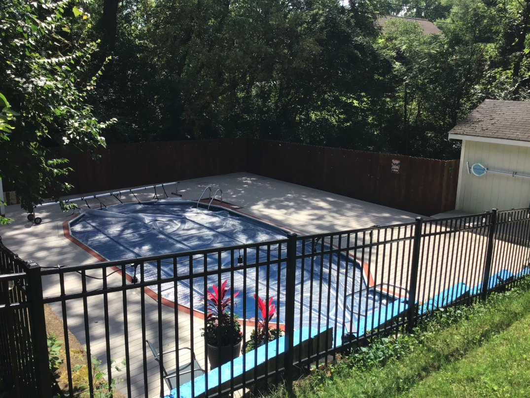 Not long ago, we installed this pool deck as part of a larger project for a home in Anderson Twp, Oh 