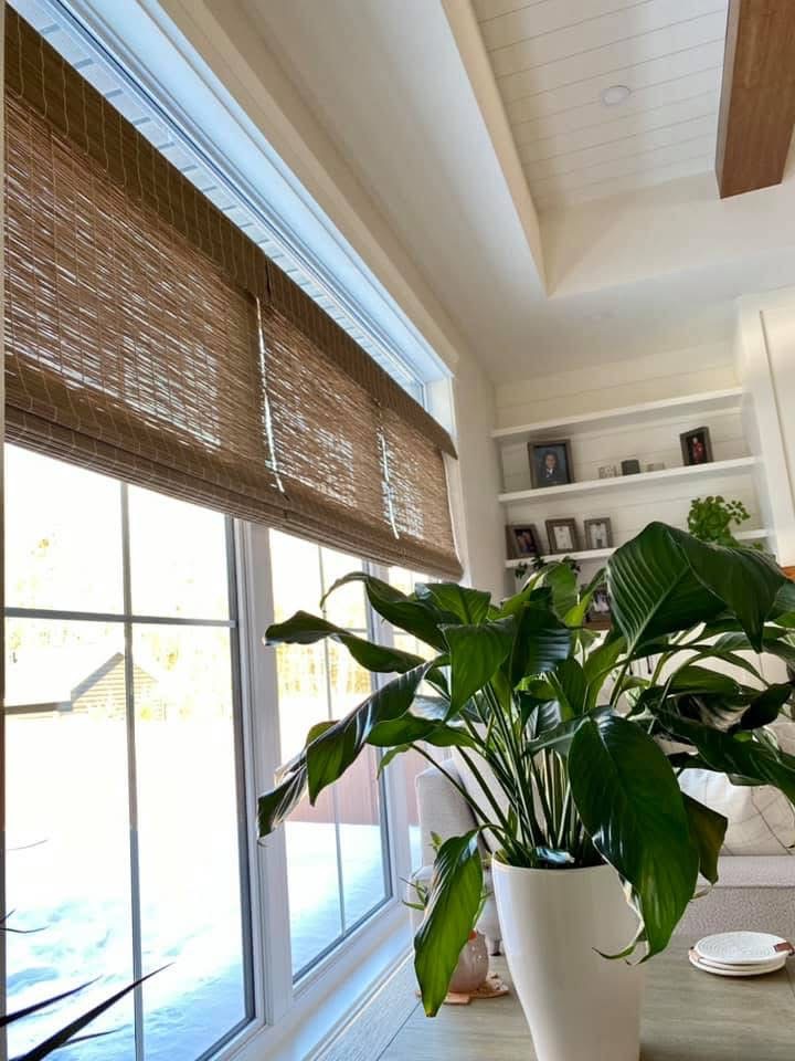 Bring a touch of nature indoors with beautiful woven wood shades.