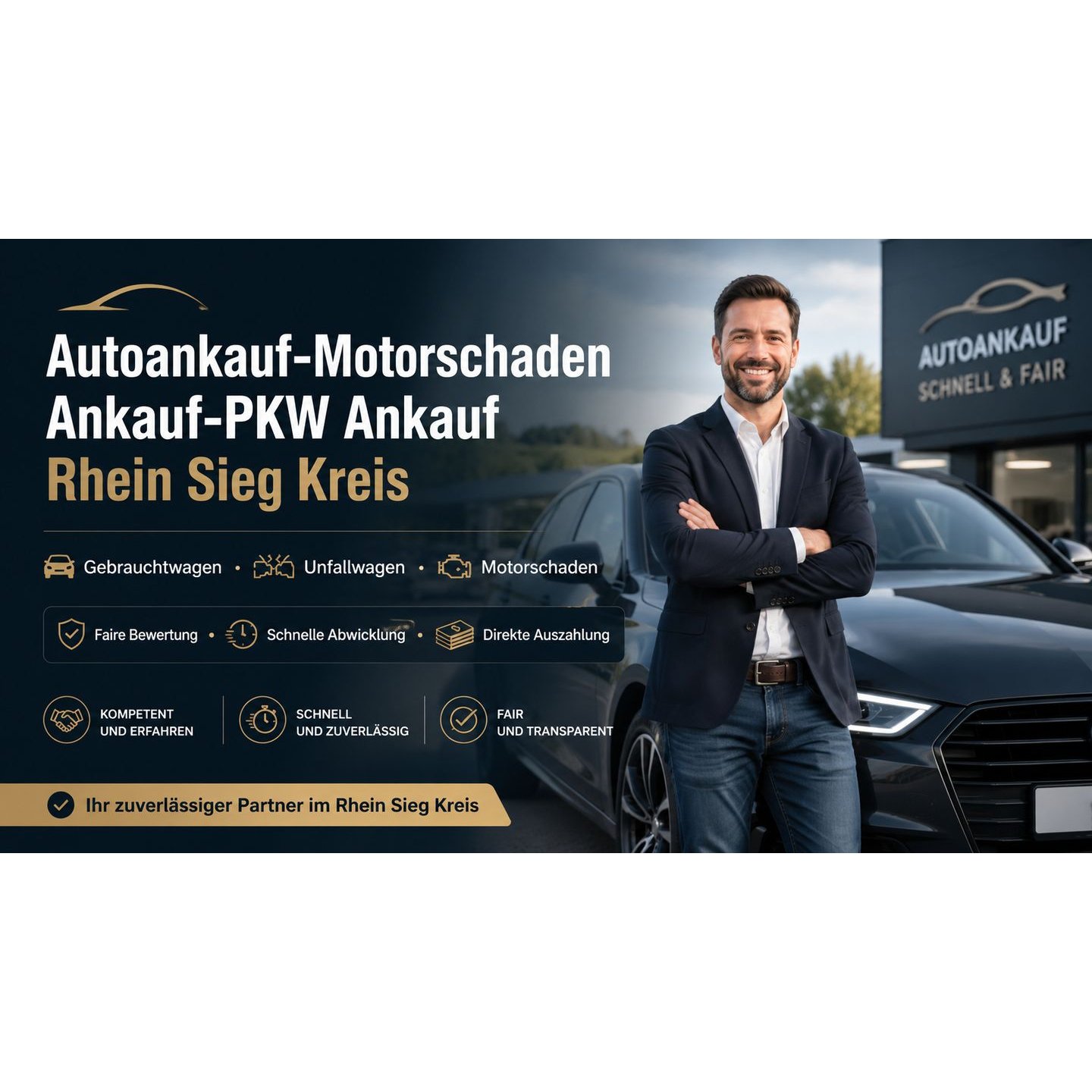 Autoankauf-Motorschaden Ankauf-PKW Ankauf Rhein Sieg Kreis  