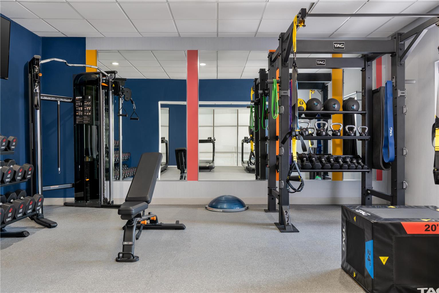 Health club fitness center gym
