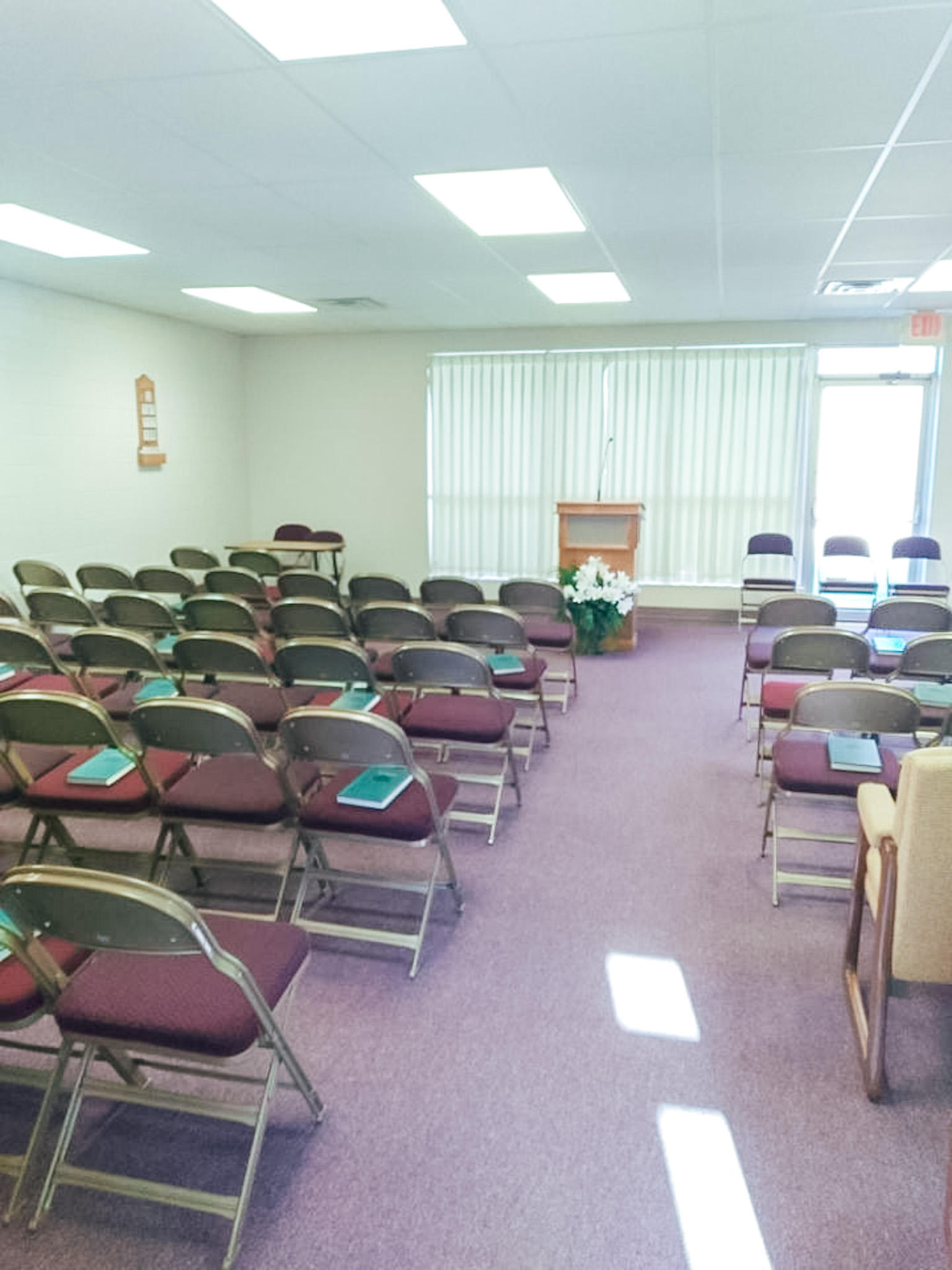 A look inside the Holdrege building of The Church of Jesus Christ of Latter-Day Saints