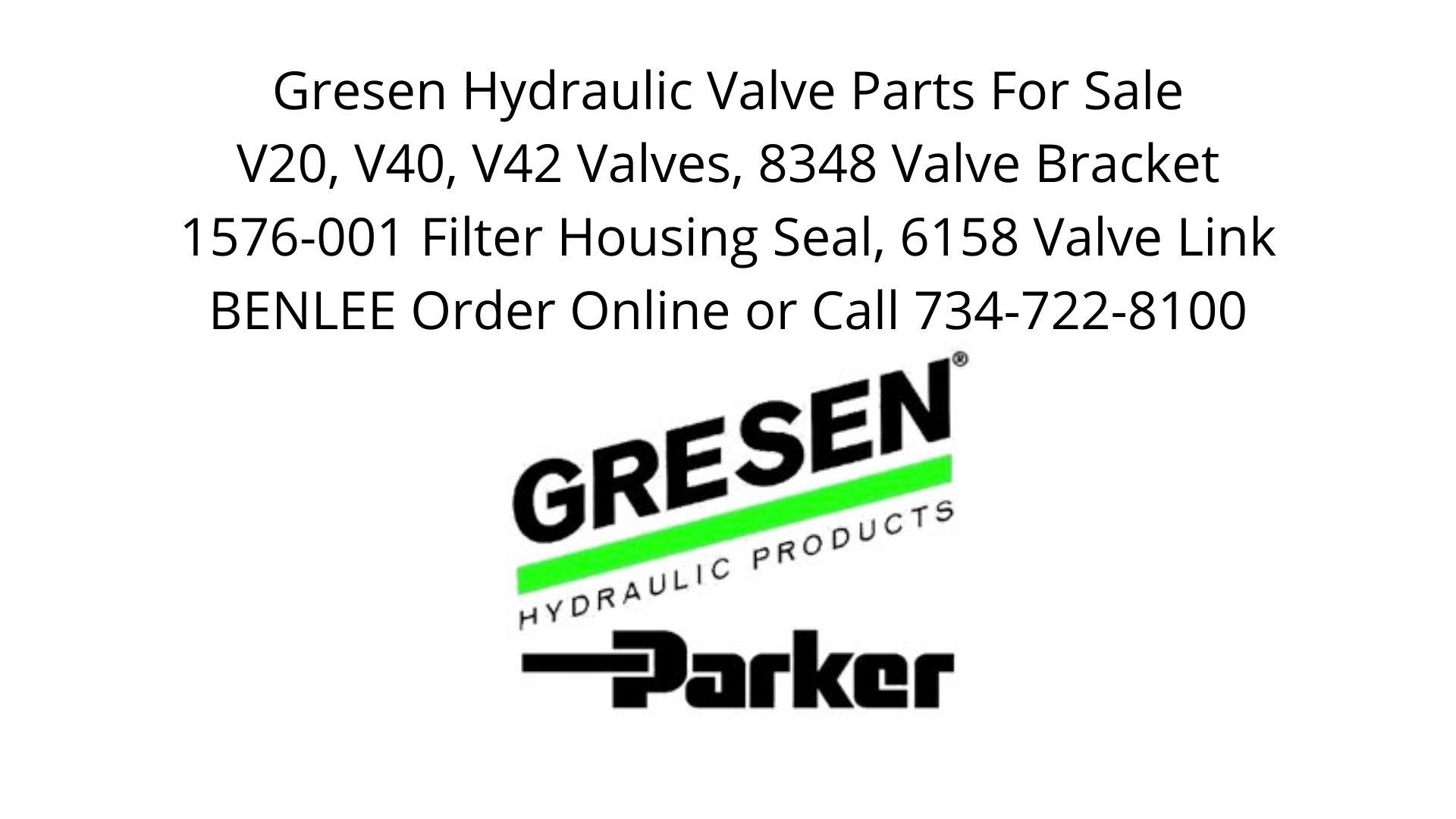 Gresen Hydraulic Valve parts for sale