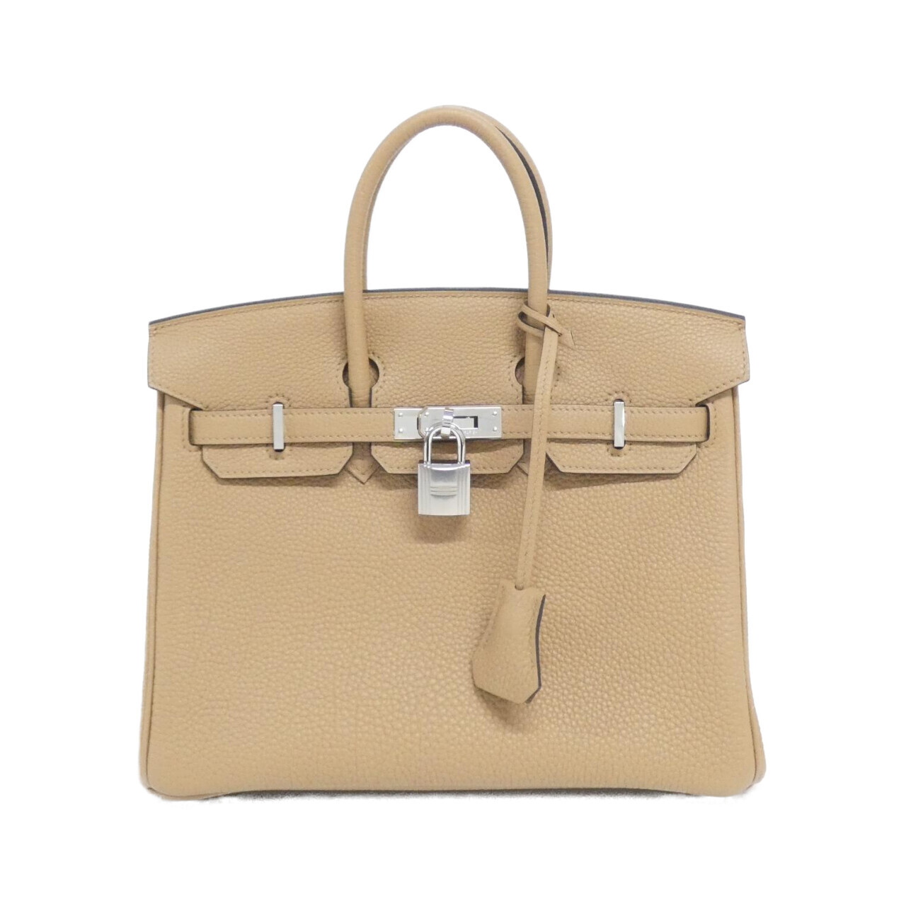 エルメス バーキン 25cm 041344CK トゴ CHAI シルバー金具 U刻印