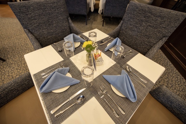 Concord Reserve boasts chef inspired menus with elegant dining spaces.