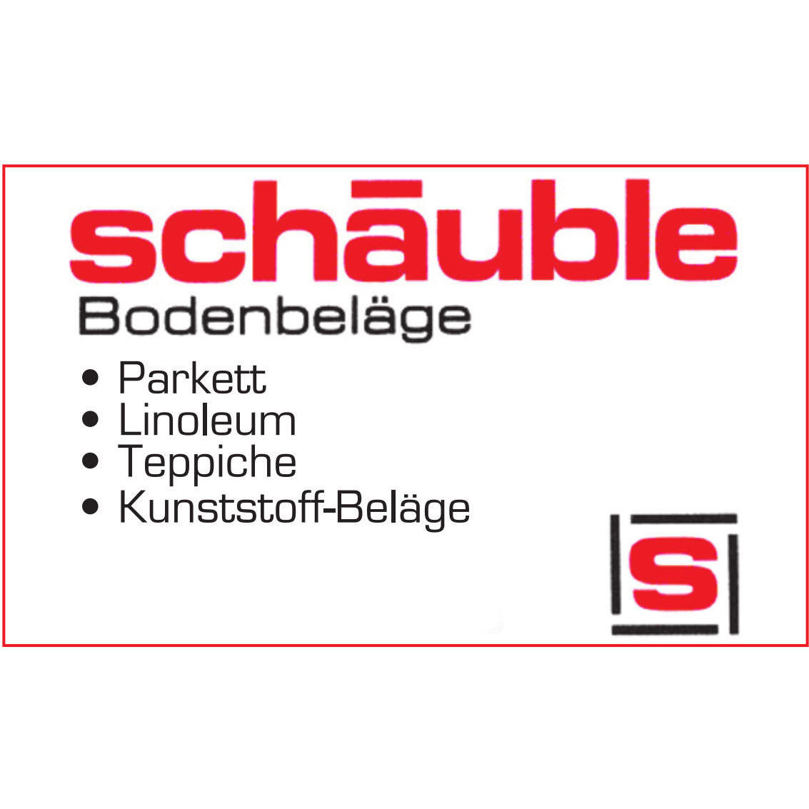 Schäuble Bodenbeläge GmbH Logo