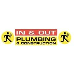 In & Out Plumbing and Construction Logo