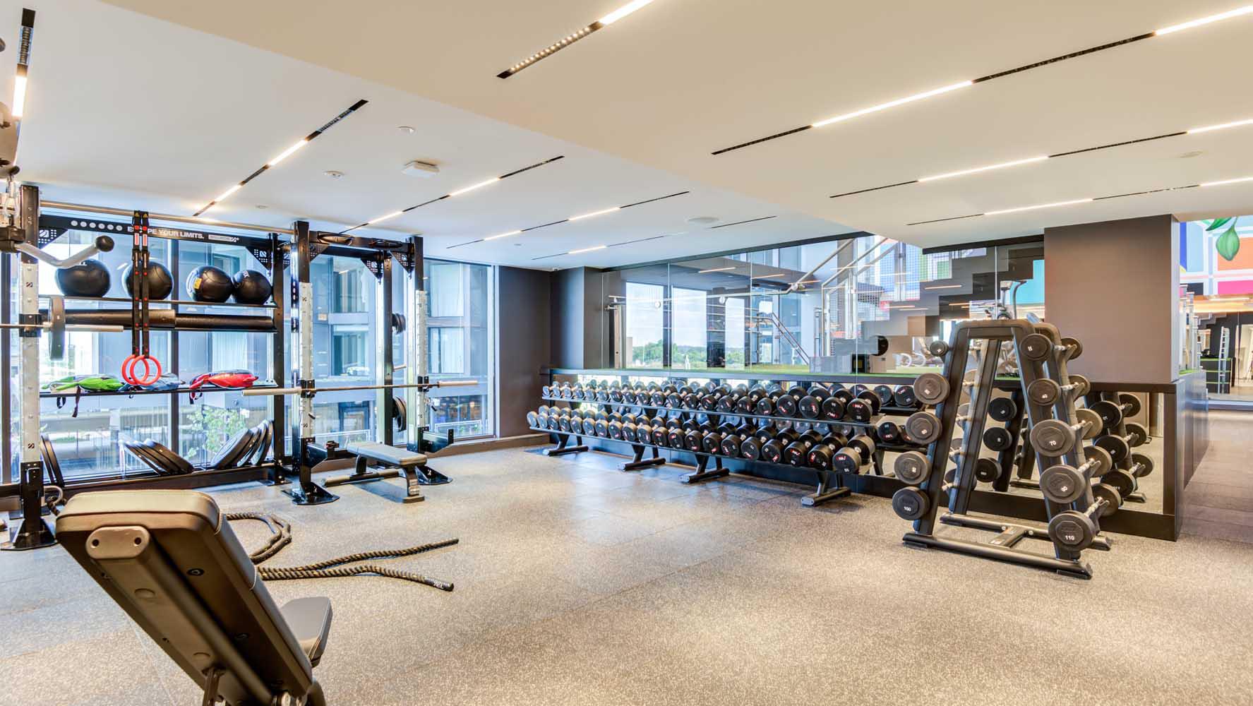 State-of-the-art strength and cardio equipment