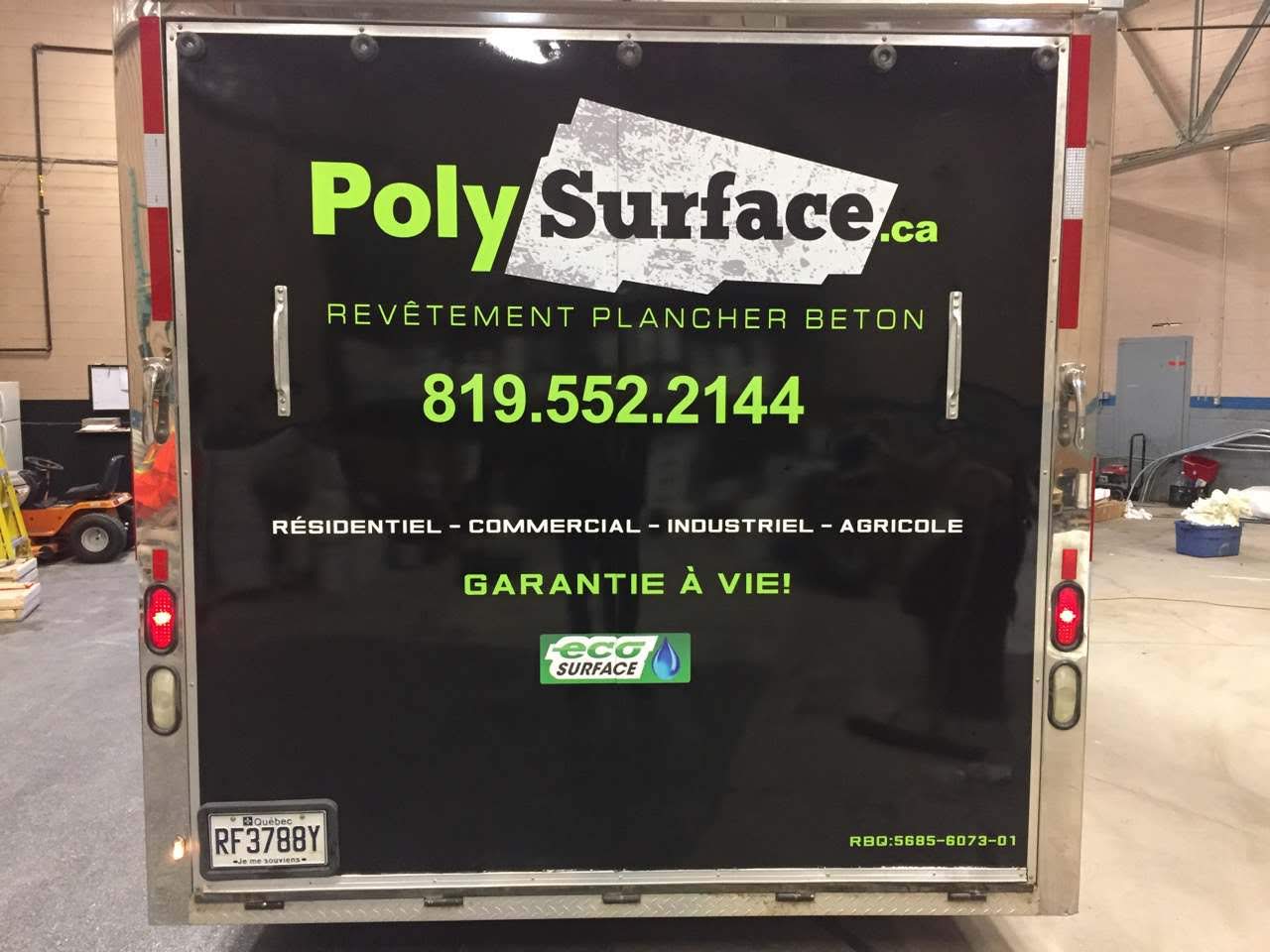 Images Polysurface Centre-du-Québec - Plancher de garage et époxy