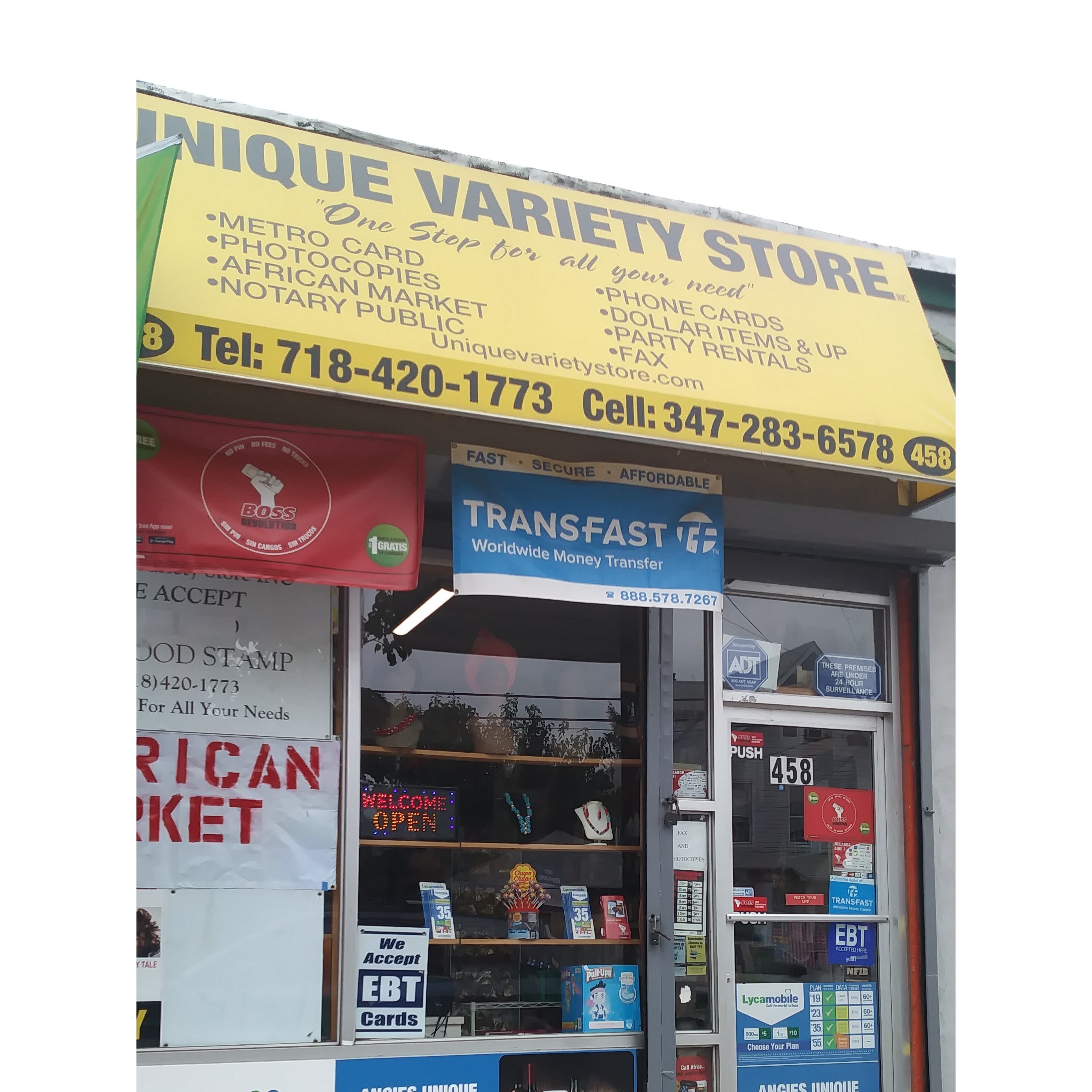unique variety store INC