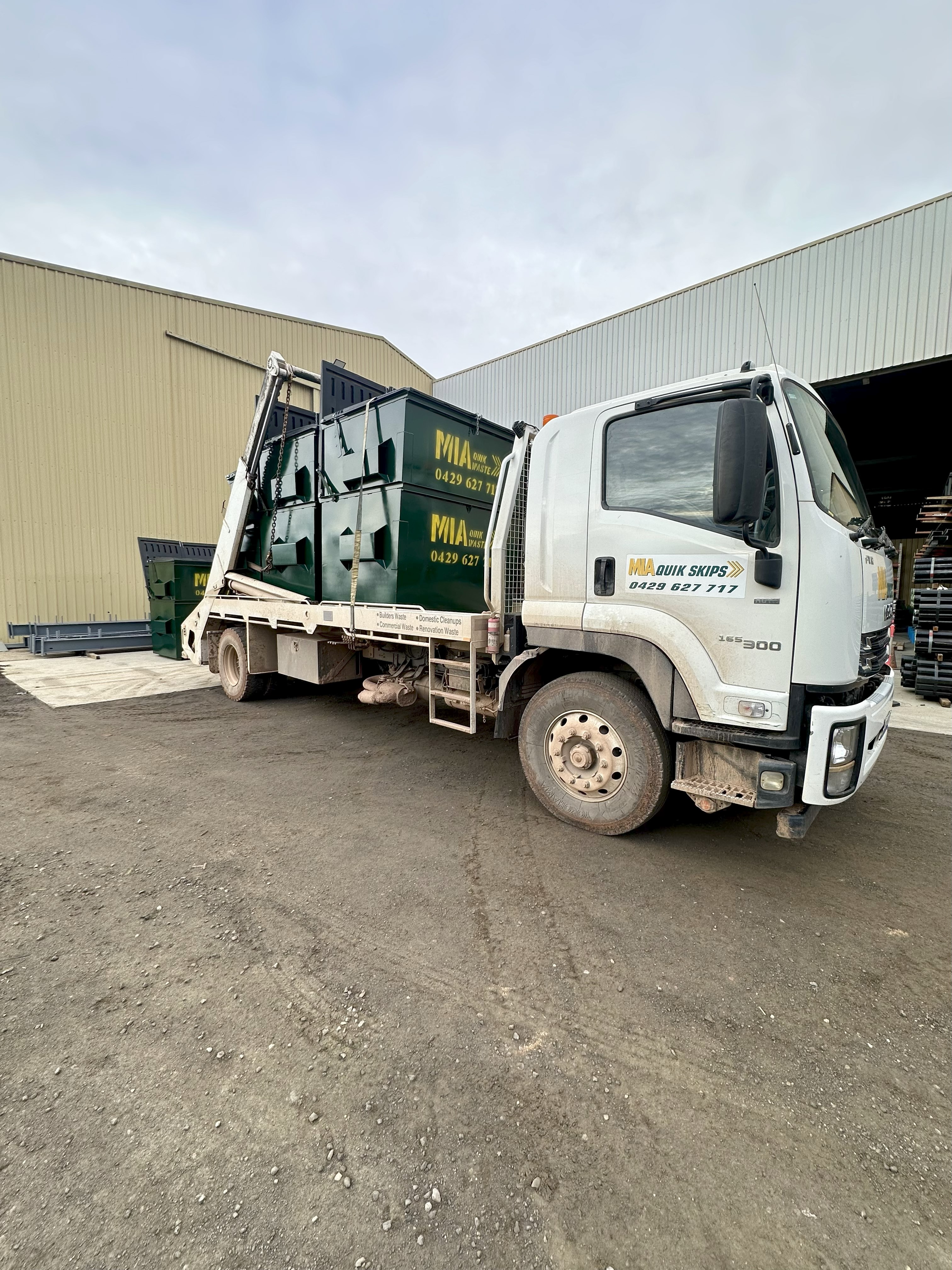 Images MIA Quikskips and MIA Quik Waste