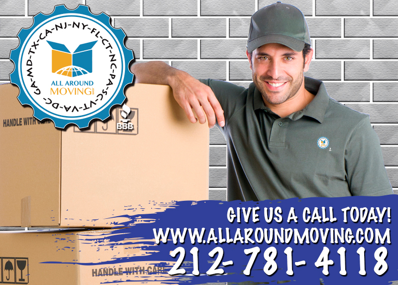 Moving? Give us a call today! 212-781-4118 www.AllaroundMoving.com