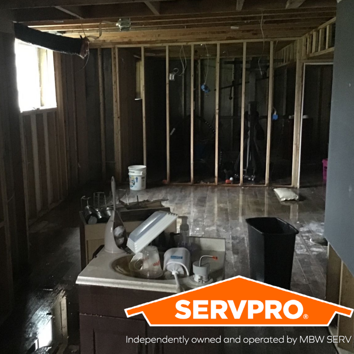 SERVPRO of North Richland Hills Reconstruction of a Water Damage