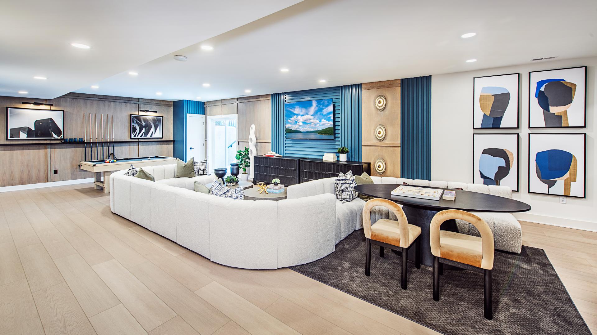 Basements in every home ready to be personalized