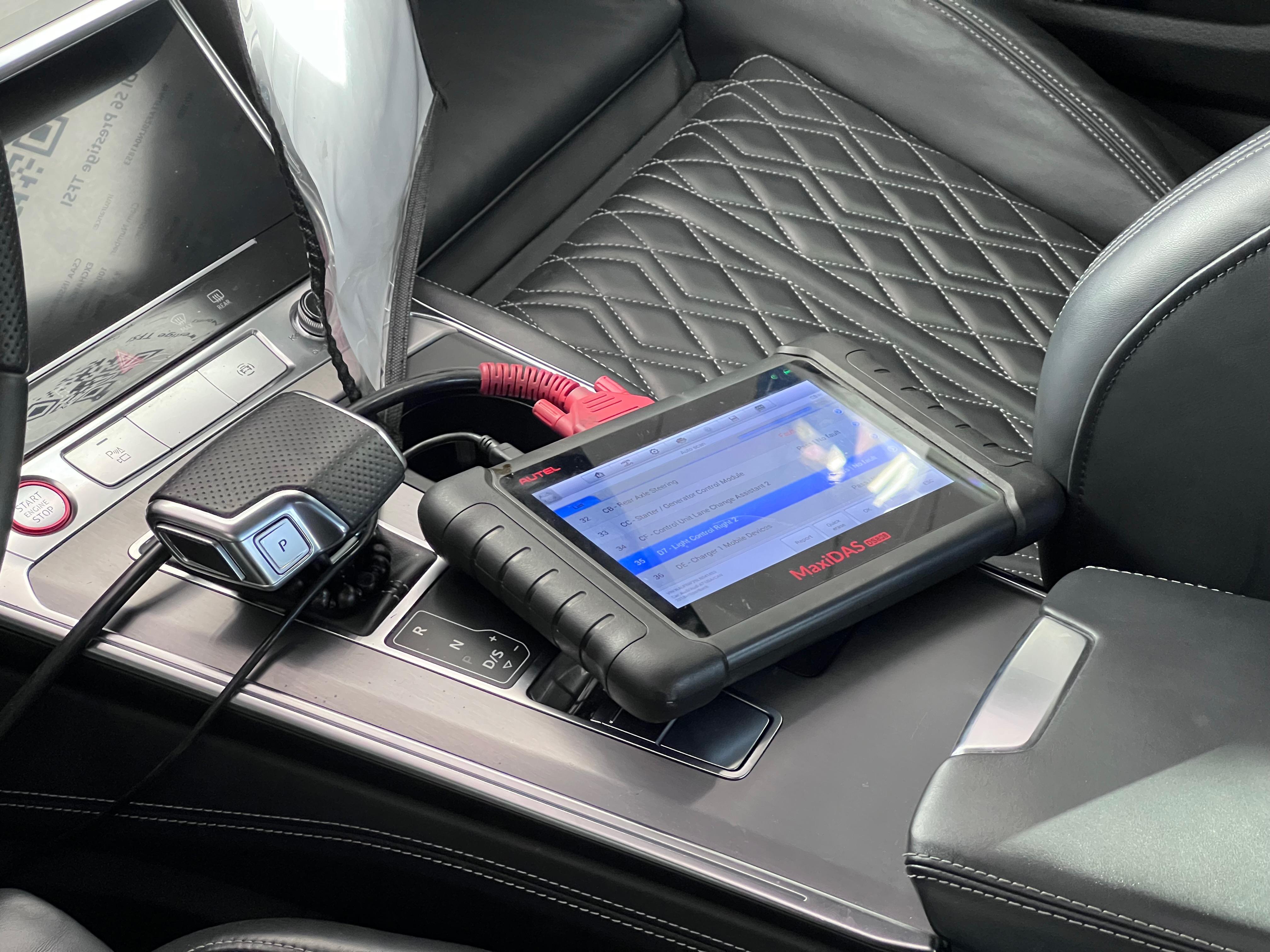 OBD system for collision repair diagnosis and collecting vehicle data.