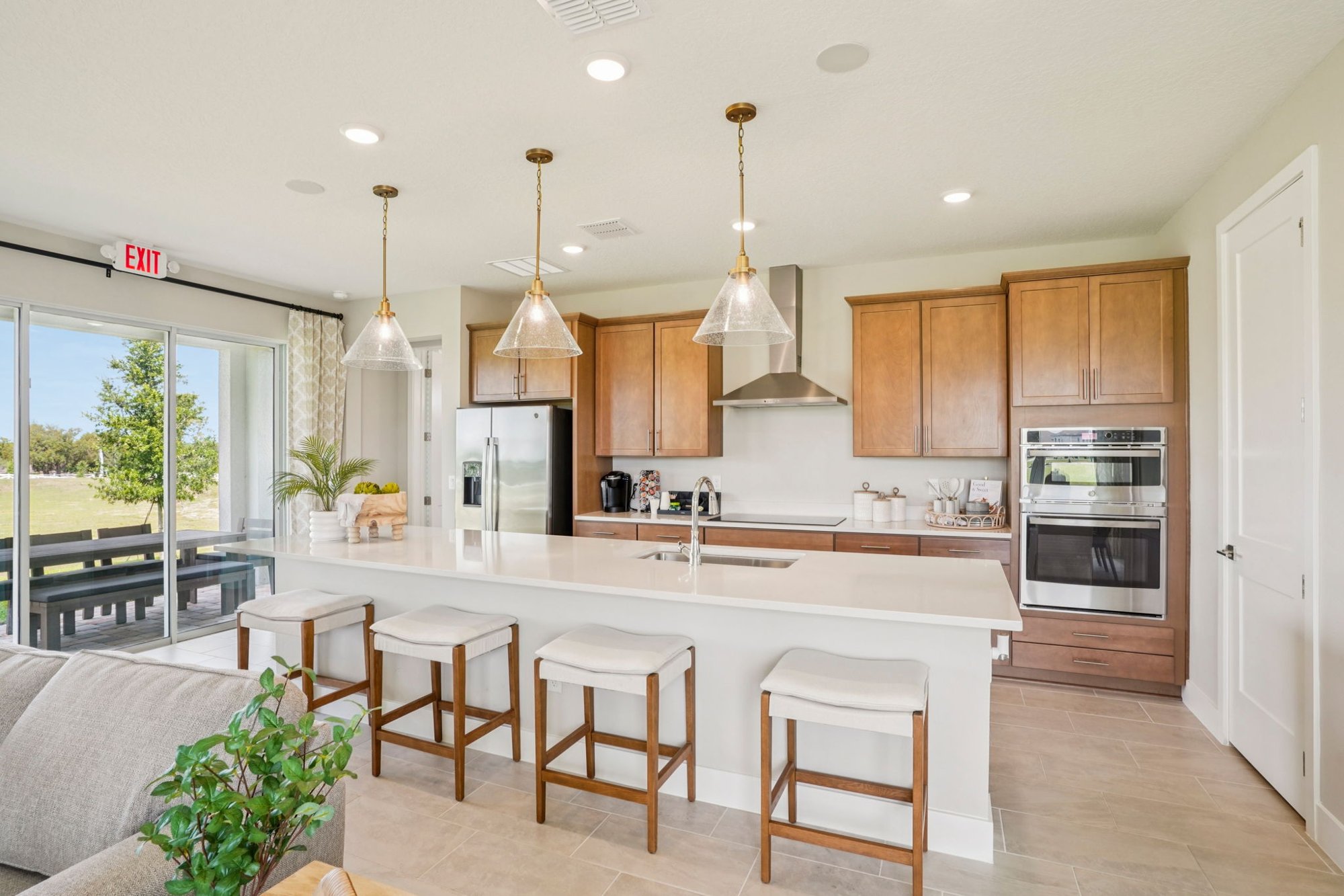 Kitchen of the DRB Homes Trailside Model Home the Sweetgum Floor Plan located in Charming Mount Dora, Florida