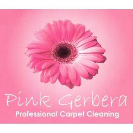 Pink Gerbera Carpet Cleaning Logo