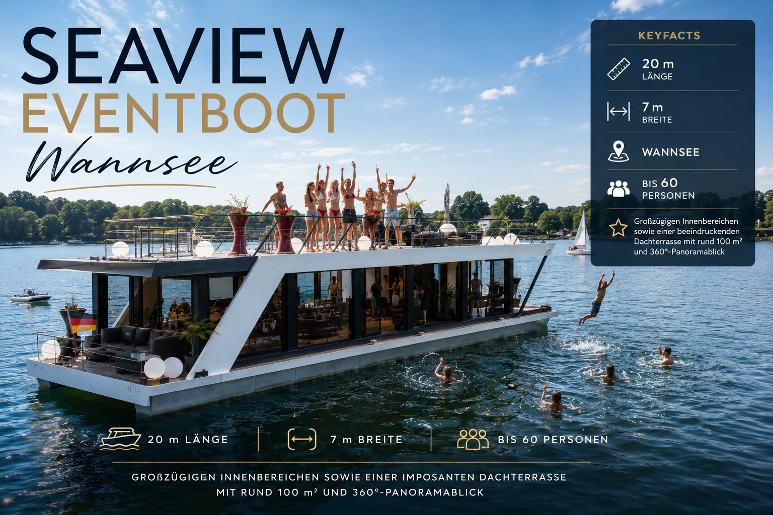 SEAVIEW EVENT BOAT, Königstraße 67A in Berlin