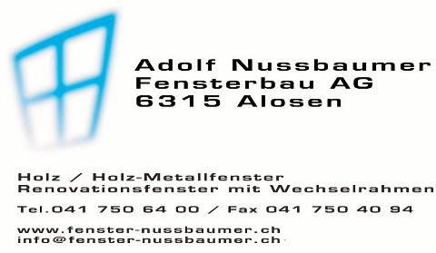 Bilder Nussbaumer Adolf Fensterbau AG