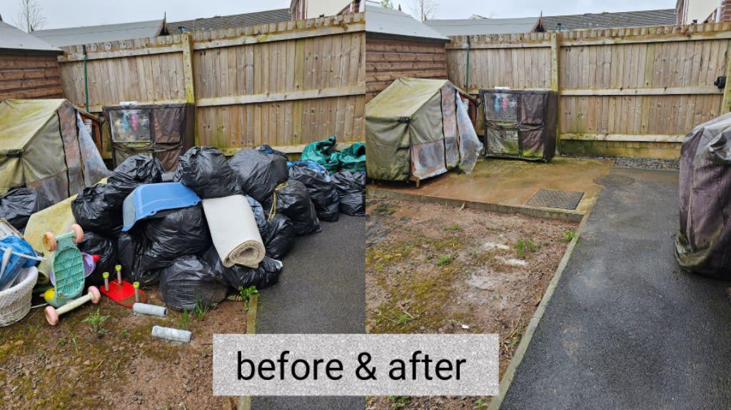 Images Leo Shine Garden Maintenance and Waste Removal.