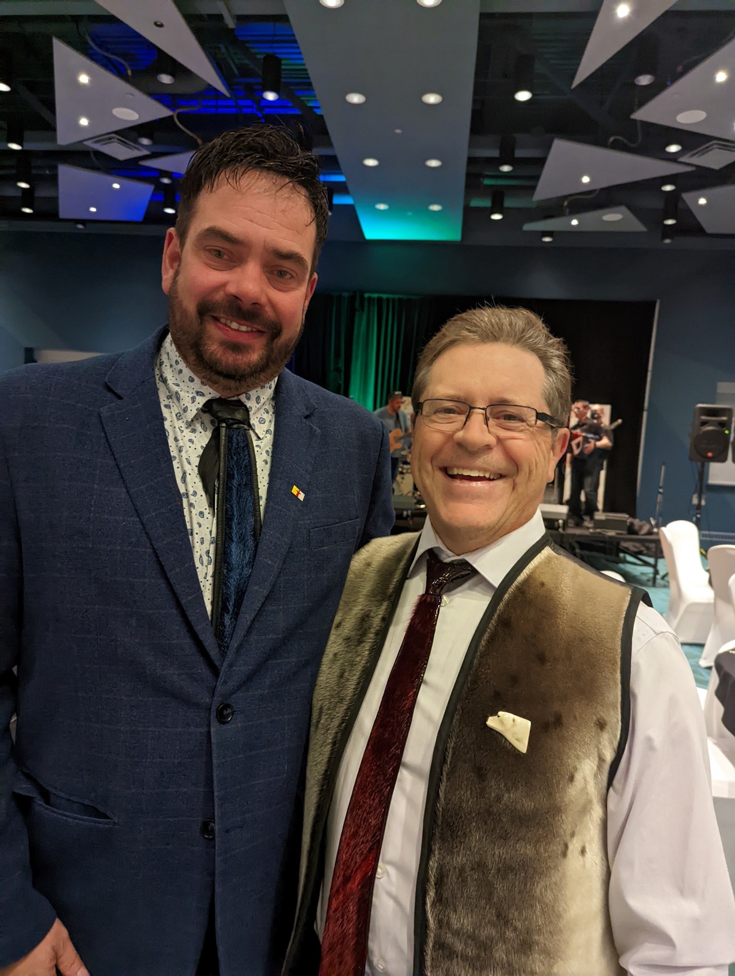Wade and Clarence Synard, President of Baffin Regional Chamber of Commerce.jpg