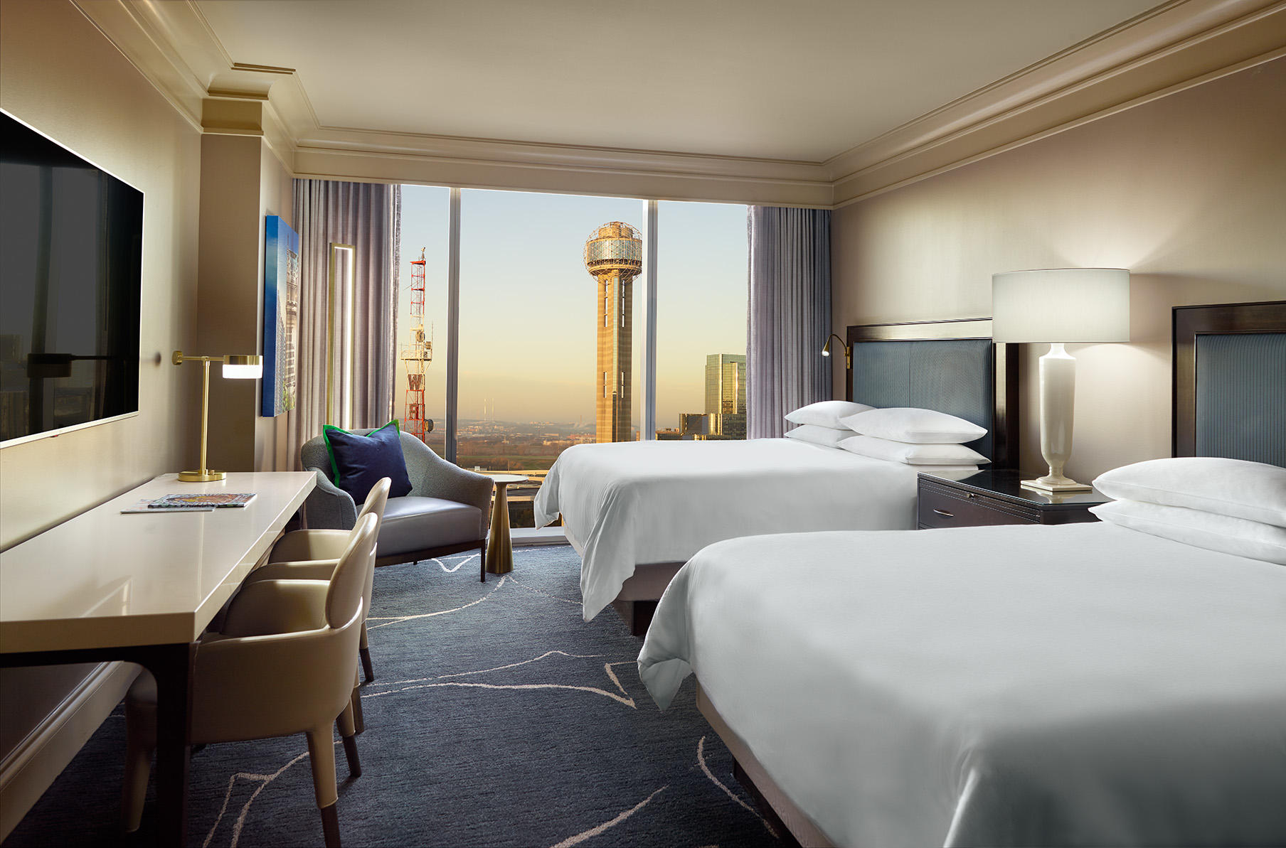 Double room view - Omni Dallas Hotel