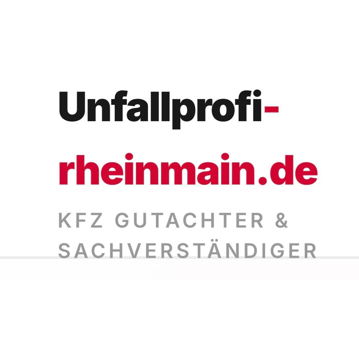 Unfallprofi - Rheinmain | Kfz Gutachter & Sachverständiger