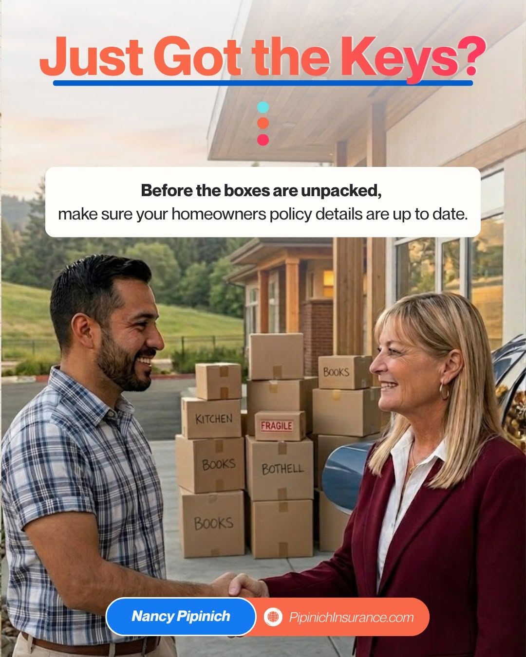 Home insurance is an important step in the moving process, and we like to make it as straightforward 