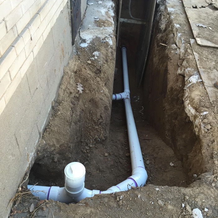 open cut pipe excavation Denver