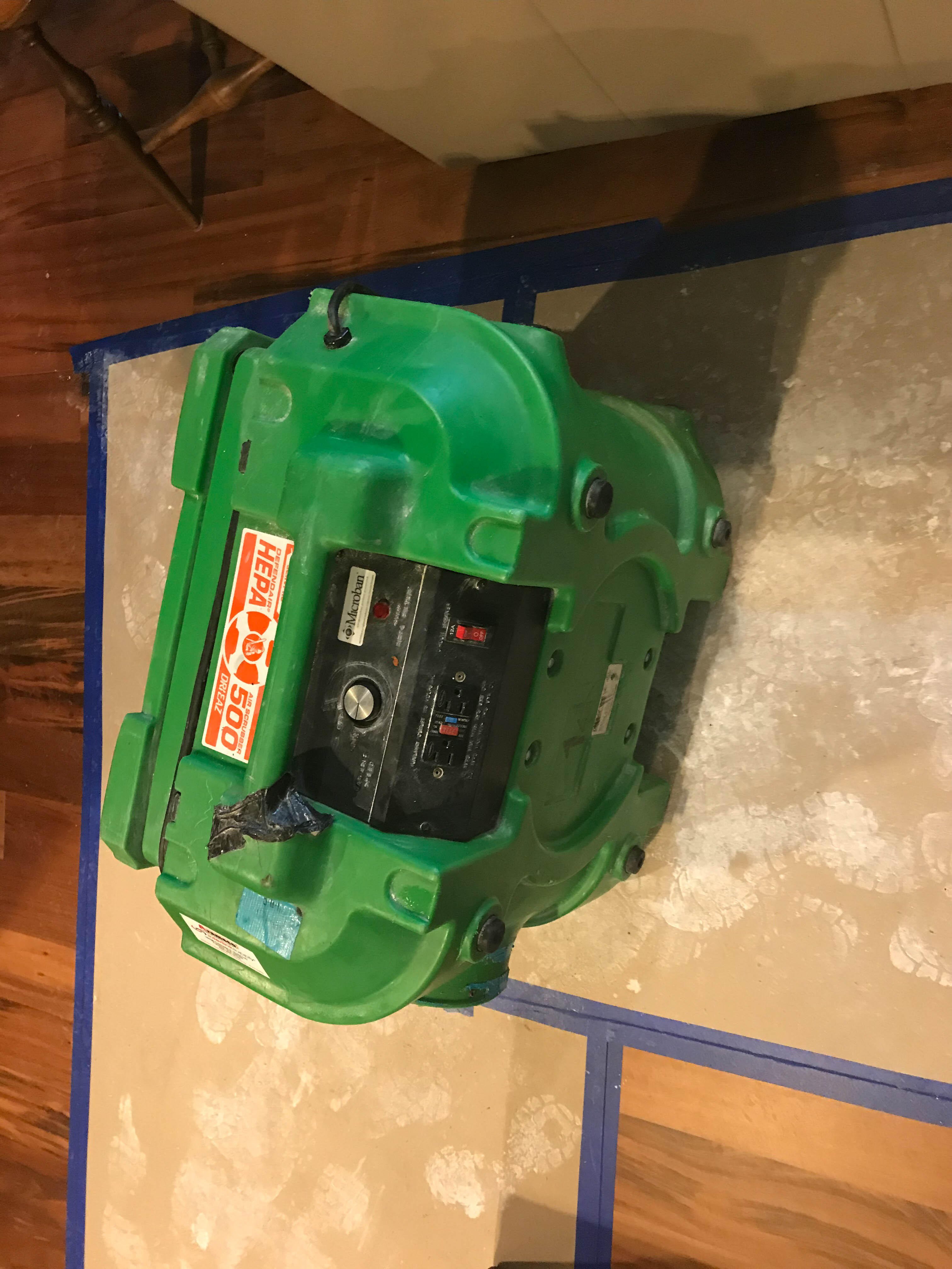 This little machine is incredibly powerful. It is working to scrub the bacteria from the air. SERVPRO of Renton is here to help!