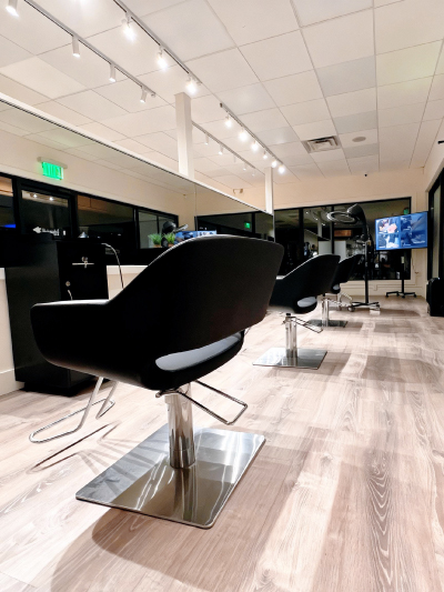 Step inside Avissa Salon in Ann Arbor and enjoy a bright, modern salon featuring spacious styling st 