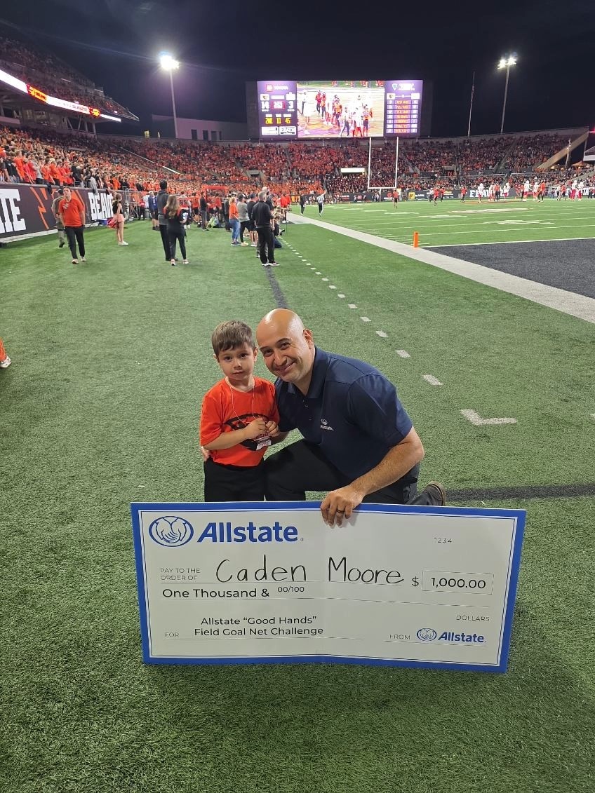 Oregon State University Half Time Kick Giveaway