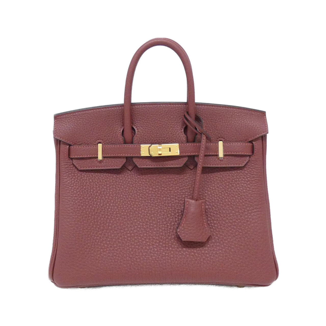 エルメス バーキン 25cm 041344CC トゴ ROUGE H ゴールド金具 K刻印