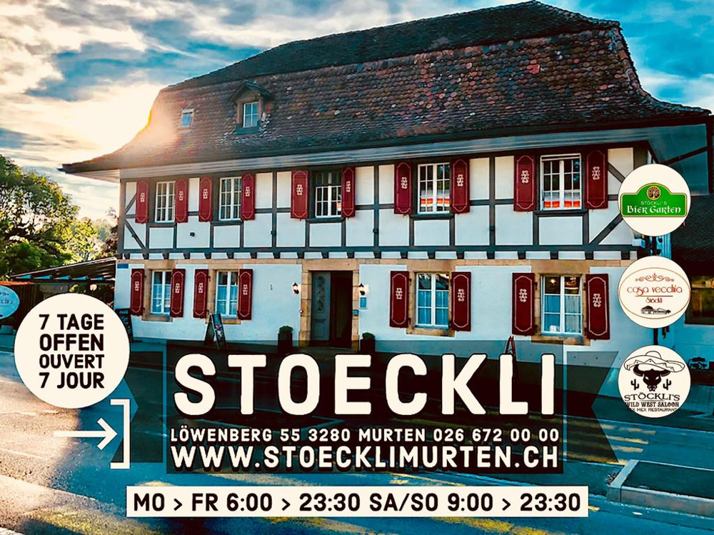 Restaurant Stöckli, Ristorante Casa Vecchia, Wild West Salon, Tex Mex, Löwenberg 55 in Murten