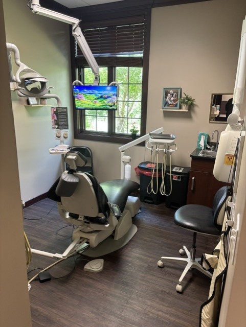 Dental operatory, Highland Family Dentistry. Dentist in Highland, IL. 